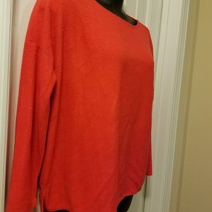Sale! GIBSON RED SWEATER FLEECE TOP SHIRT PULLOVER